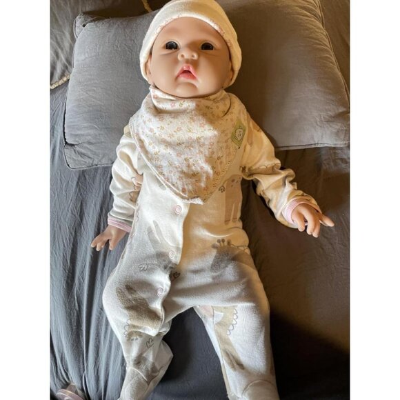 🆕18inch Full Body Silicone Baby Doll Girl Stress-Relief Toy Soft Newborn Baby - Picture 1 of 9